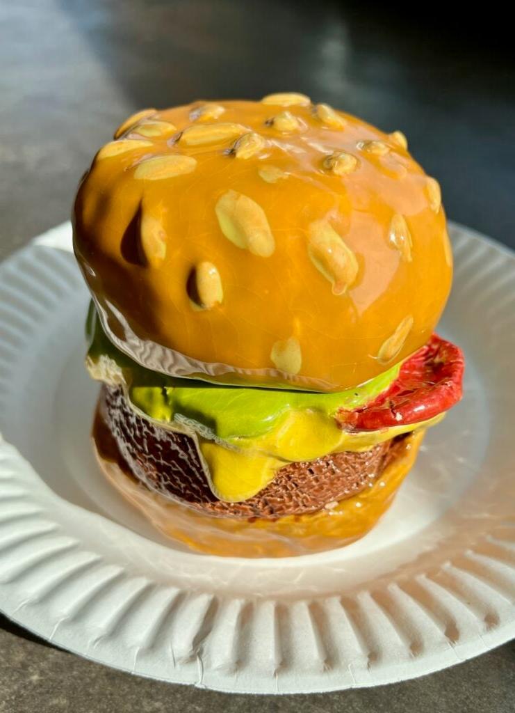 Audrianna Smith, 7th Grade, "Hamburger", Ceramic