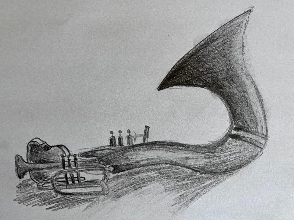 Nguyen Tran, 11th Grade, "Still Life Drawing"