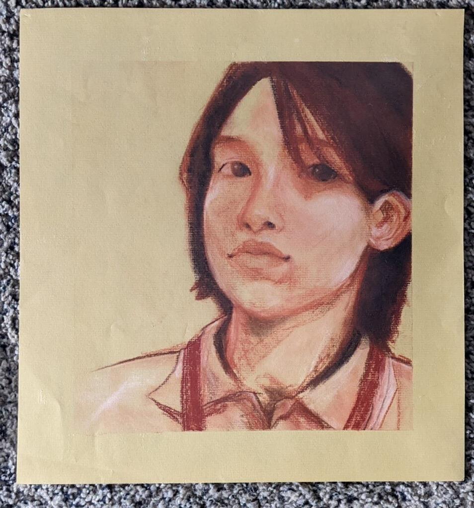 Cara Iftner, 9th Grade, "Self Portrait"
